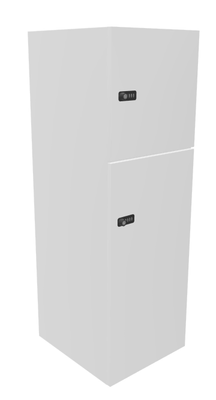 CASIERS - 2 cases - Meuble à cases H.137xL.45xP.50cm