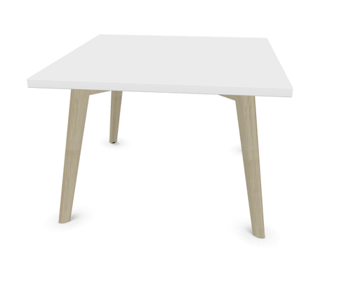 TABLES BASSES - Pieds bois - MELODY table basse carrée 70x70cm, hauteur 48cm