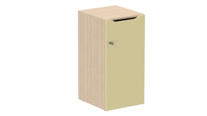 CASIERS - 1 case - Meuble à cases H.92xL.45xP.50cm - 1 case H86cm. porte avec découpe en partie haute. serrure à clé