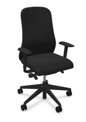 a definir - a definir - Fauteuil de travail mistral MESH NOIR Cadre Noir assise Tissu Non feu M1