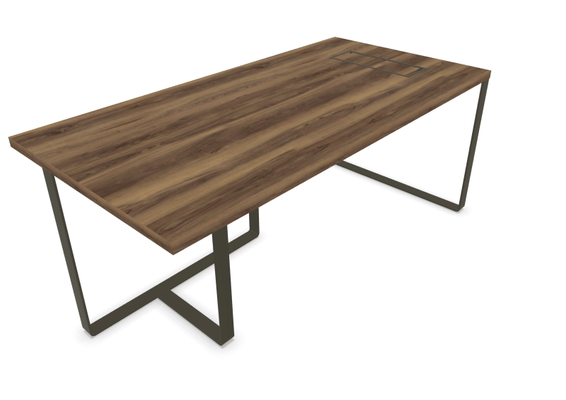 Gamme P1 - Tables de bureau - P1 Table de bureau 180x90cm - top access à droite - sans voile de fond.