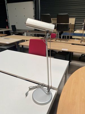 DESTOCKAGE - Chaise - Lampe de bureau de couleur aluminium