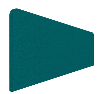 PANNEAUX ECRANS POUR BENCH - Tissu super acoustique - Panneau écran super acoustique H.53CM bench L.160CM tissu Lucia coloris Turquoise poignées blanches