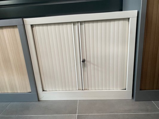 DESTOCKAGE - Rangements - Armoire à rideaux 69,5 x 80 cm, blanche