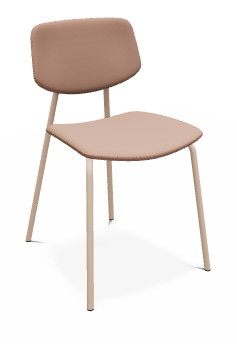 CHAISES ET TABOURETS - Pour tables standards, ht 75 cm, piétement 4 pieds - OLYMPE Chaise L.49xP.53xH.78cm-hauteur assise 46cm