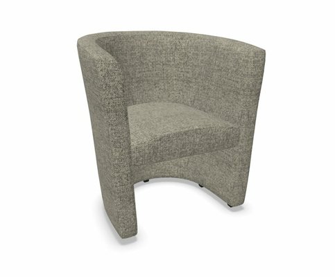 CANAPES - 1 place - CLUB fauteuil 1 place, tissu STEP coloris beige chiné