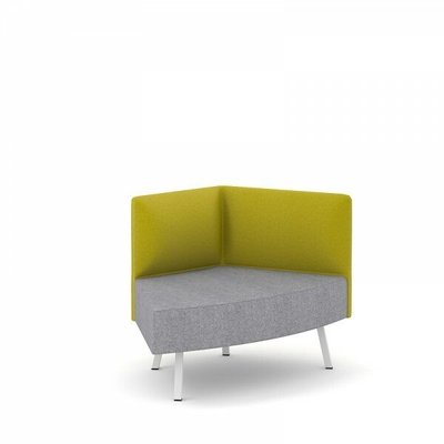 CANAPES - Modulable - PULL Fauteuil 1 place avec accotoir à gauche dossier à 1 niveau hauteur 78 cm largeur 104 cm profondeur 69 cm finition à définir (Tissu STEP) 