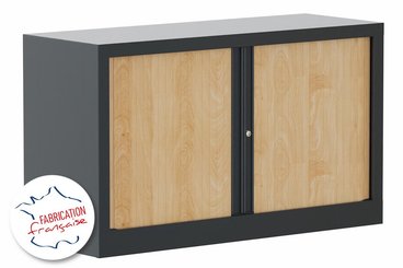 [Pas de famille] - [Pas de sous famille] - Armoire à rideaux H69,5xL120cm