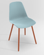 PETALE Chaise L.44xP.53.5xH.80.5cm-hauteur assise 47cm
