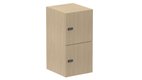 Meuble à cases H.92xL.45xP.50cm - 2 cases H43cm. portes pleine. serrure à code