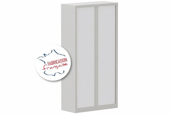 [Pas de famille] - [Pas de sous famille] - Armoire à rideaux H198xL100cm 4 tablettes