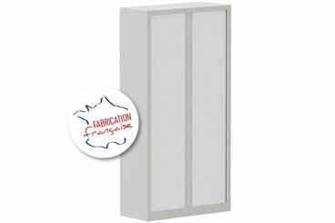 [Pas de famille] - [Pas de sous famille] - Armoire à rideaux H198xL100cm 4 tablettes