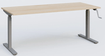 K_Pro 1 Poste solo RH 70-116 cm . Plateau 200*80 épaisseur 25mm, plateau hêtre, pieds alu