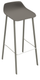 Jump Tabouret haut, structure EP87 - taupe sable mat / Coque 	PP88 taupe