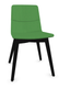 MELODY chaise 4 pieds bois frêne teinté noir
