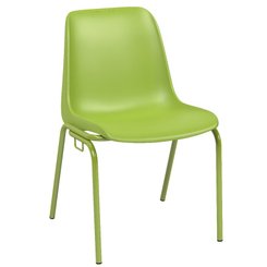 SCOLAIRE - Se Reunir - Chaise 100 accrochable coque polypropylène piètement époxy - T6