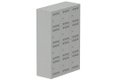 Vestiaire multicases 3 colonnes L,40cm 4 cases (fermeture cadenas) H,180xL,120xP,50cm coffre gris clair/portes gris clair