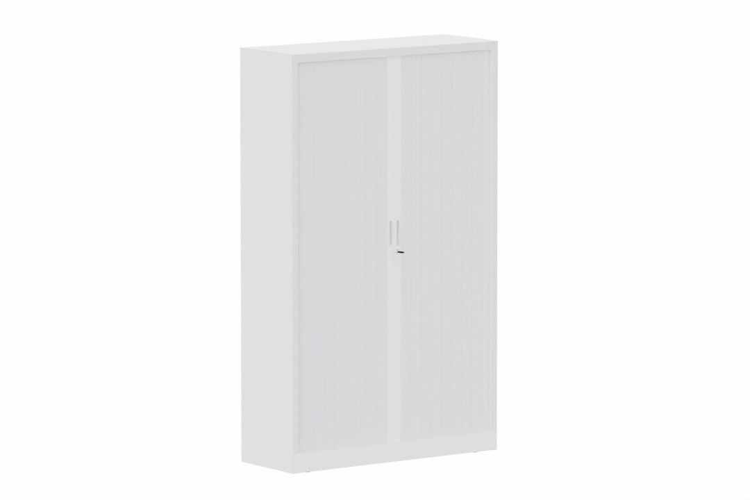 Armoire à rideaux H198xL120cm 4 tablettes