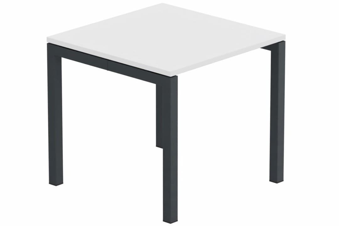 Module départ table composable 80x80cm blanc/ anthracite - sur délai