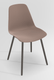 PETALE Chaise L.44xP.53.5xH.80.5cm-hauteur assise 47cm