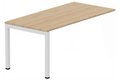 Module suivant table composable 160x80cm hêtre/ blanc