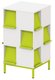 Tour à périodiques 12 portes époxy - L72xP72xH125 cm