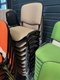 Chaise Joker Eco structure 4 pieds noir assise et dossier marron clair