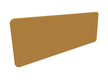 Panneau-écran SUPER ACOUSTIQUE H53cm poste solo L.160cm- tissu STEP Jaune foncé
