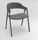 POPEYE Chaise L.53xP.43xH.77.5cm-hauteur assise 46cm