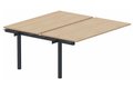 K3 Bench suivant 2 plateaux fixes 140x80cm encombrement 140x165cm hêtre/anthracite