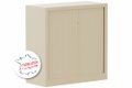 Armoire à rideaux H100xL100cm 2 tablettes