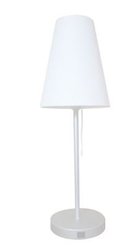 LUMINAIRES - Lampes - CUP MINI Lampe abat jour forme conique tissu BLANC pietement fin - dotèe d'une prise USB