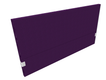 SECRET Panneau-écran acoustique H74cm pour poste solo L.140cm. 2 faces tissu STEP SM65023 pinces de fixation réglables en hauteur coloris BLANCHE