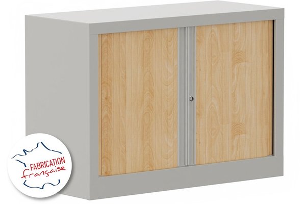[Pas de famille] - [Pas de sous famille] - Armoire à rideaux H69,5xL100cm 1 tablette