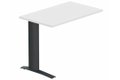 Retour sur pied, 60x80cm, Blanc/Anthracite