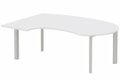 K7 compact 90° manager 190x141x104x60cm, plateau blanc, structure aluminium
