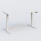 Poste solo 140*80 réglable en hauteur éléctriquement de 70-120 cm gamme KPro2. Plateau Blanc et pietement Blanc.