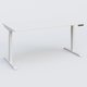 Poste solo 160*80 réglable en hauteur éléctriquement de 65-130 cm gamme KPro3. Plateau Blanc et pietement Blanc.