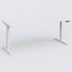 Poste solo 180*80 réglable en hauteur éléctriquement de 65-130 cm gamme KPro3. Plateau Blanc et pietement Blanc.