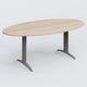 Table de réunion pietement K2 plateau 200-110 cm. Plateau Hêtre et pietement Aluminium.
