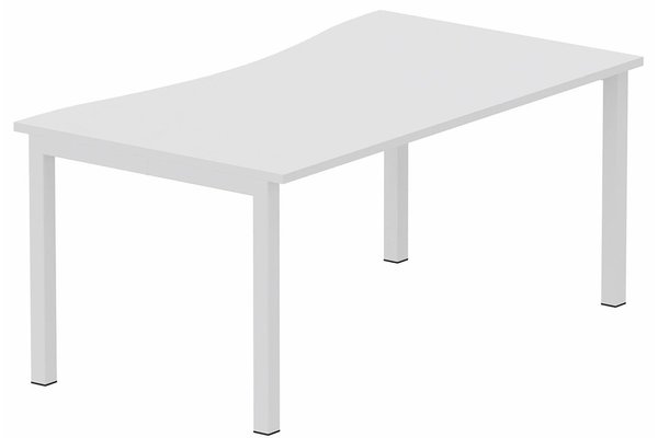 Gamme K3 - Plans vagues - Plan vague symétrique 180x90x80cm blanc/blanc - sur délai