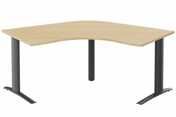 Gamme K1 - Plans compacts - k1 Poutre - Plan compact 120° symétrique 120x120x80 / 80 - -Finitions : PLATEAUX: CHENE (CE) / PIETEMENTS: ANTHRACITE (AN)