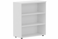 Armoire mélamine H102xL100cm sans portes, Finitions =Top de finition : Blanc (BL) / Corps d'armoire et tablettes: Blanc (BL)