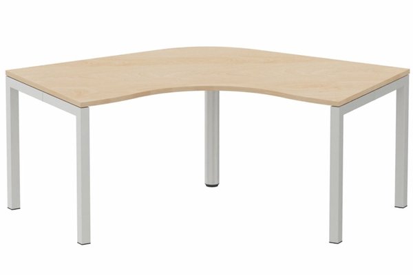 Gamme K3 - Plans compacts - Plan Compact 120° symétrique 120x120/80cm structure pied d'angle hêtre/aluminium - sur délai