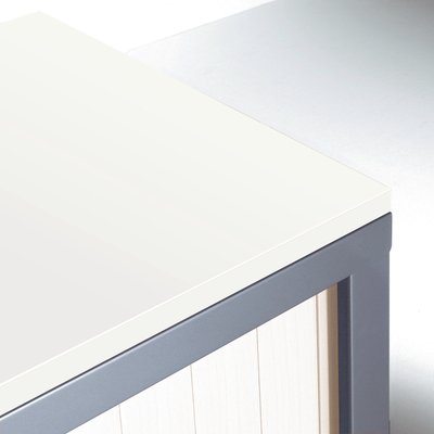 ARMOIRES A RIDEAUX - Options - Top armoire à rideaux L80xP43cm Blanc