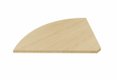 Plateau d'angle 90° L85xP85cm pour table composable pied arche.