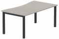 Plan vague 160x90x80cm, plateau acacia, structure anthracite