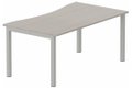 Plan vague 160x90x80cm, plateau acacia, structure aluminium