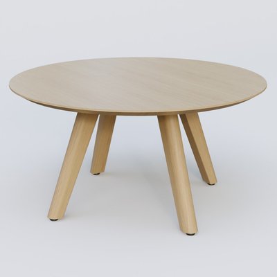 [Pas de famille] - [Pas de sous famille] - Table Basse Fashion Styl piètement 3 pieds en bois et plateau bois. Plateau Chêne et pietement Chêne.