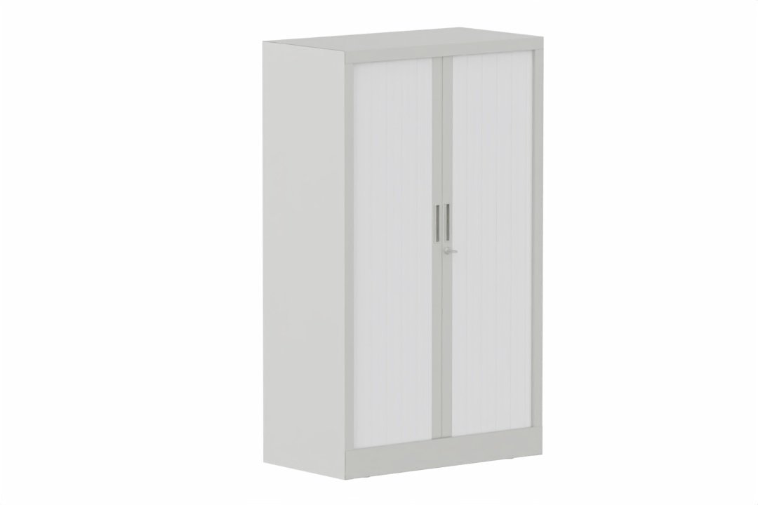 Armoire à rideaux H135xL080cm 2 tablettes